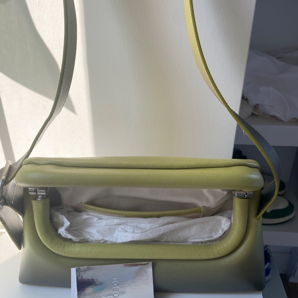 OSOI Green folder brot leather bag - Picture 4 of 9